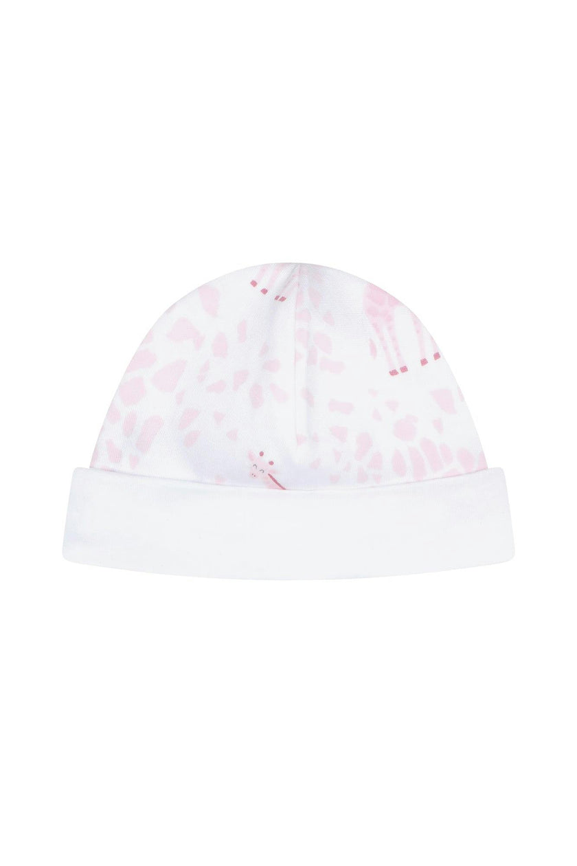 Pink Giraffe Print Hat