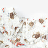Picnic Ruffle Collar One Piece Dress