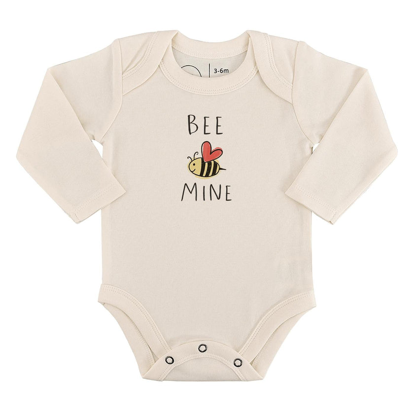 long sleeve graphic bodysuit | bee mine