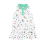 Country Club Dogs Pink - Polo Tennis Dress with Cartwheel Short