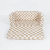 Checker Toffee Play Couch