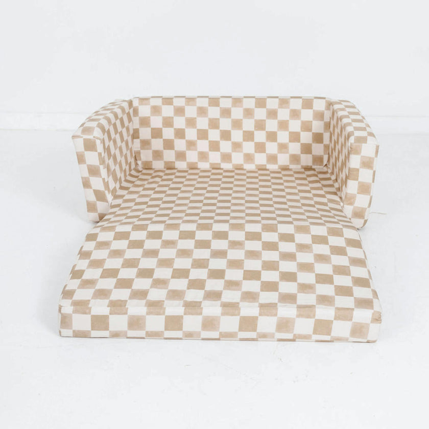 Checker Toffee Play Couch