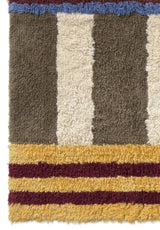 Washable Rug Color On Indigo Blue