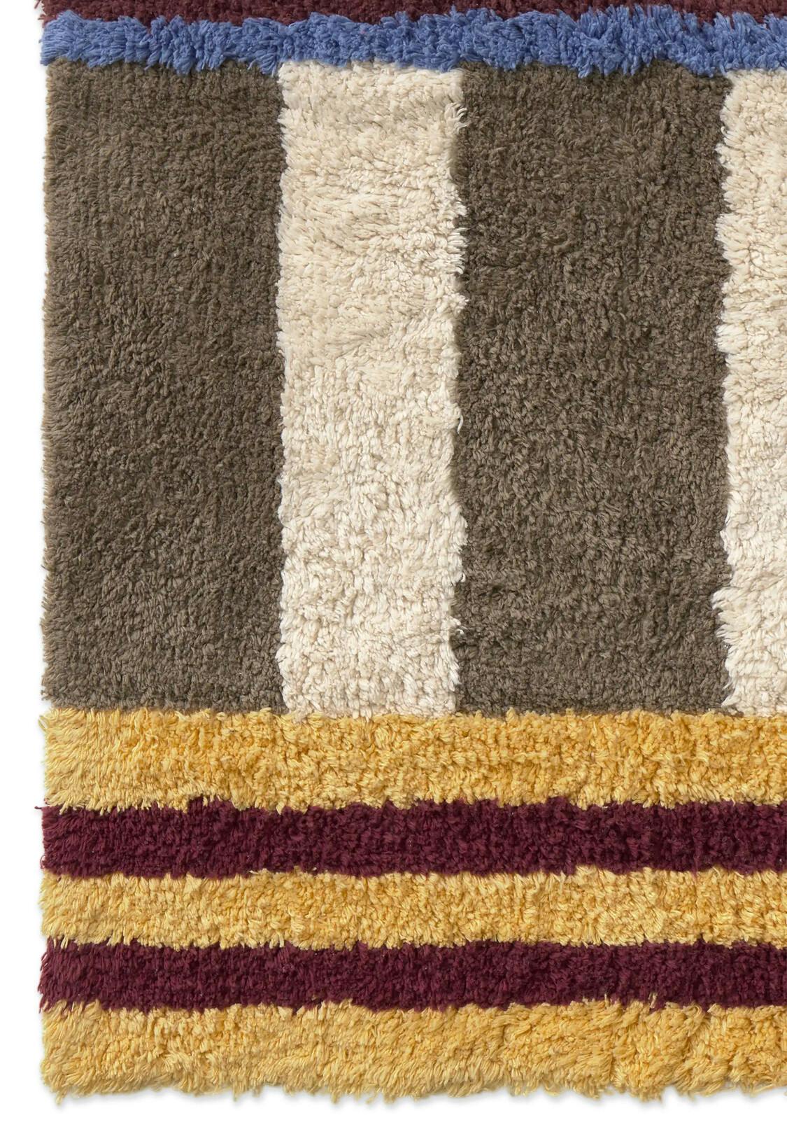 Washable Rug Color On Indigo Blue