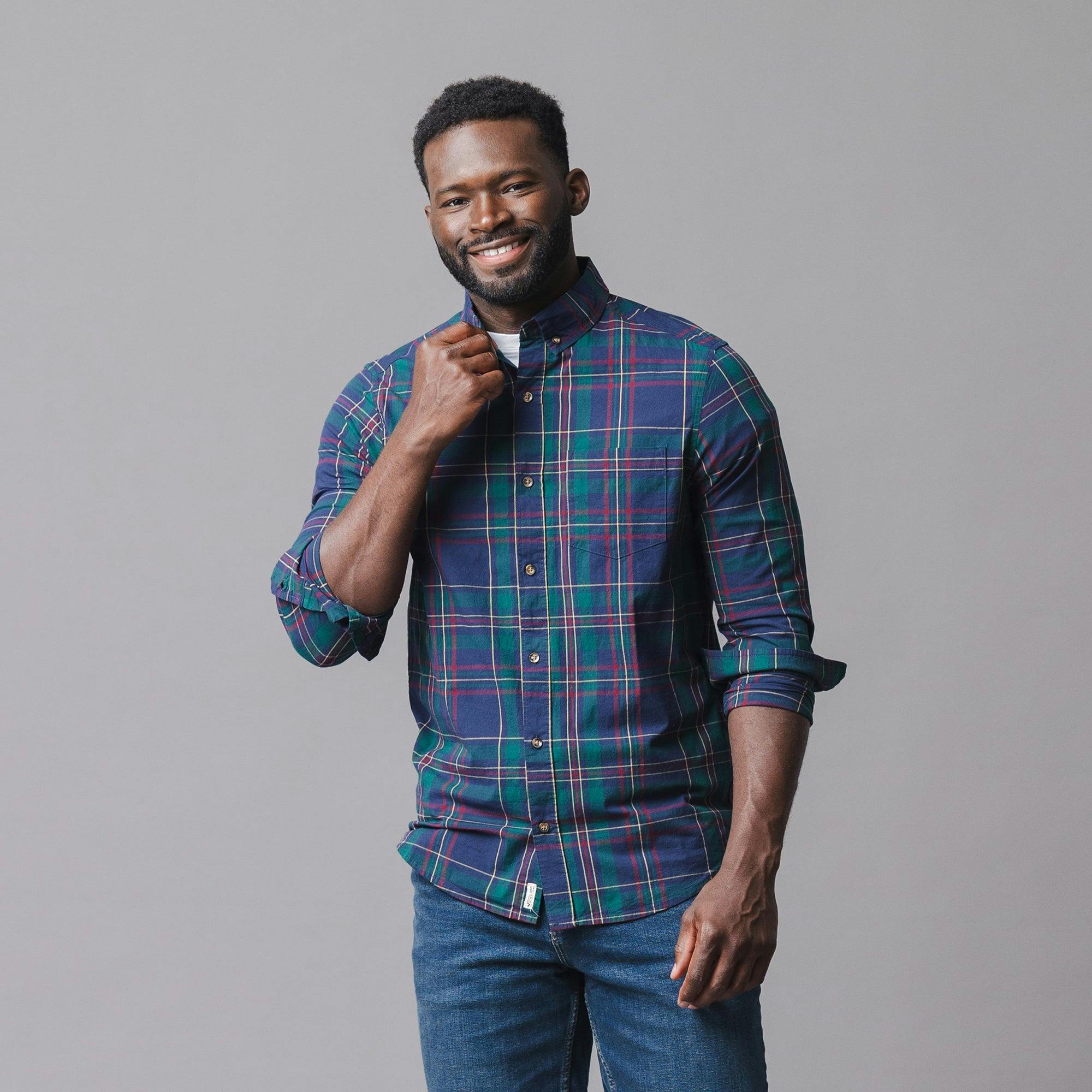 Organic Stretch Poplin Shirt