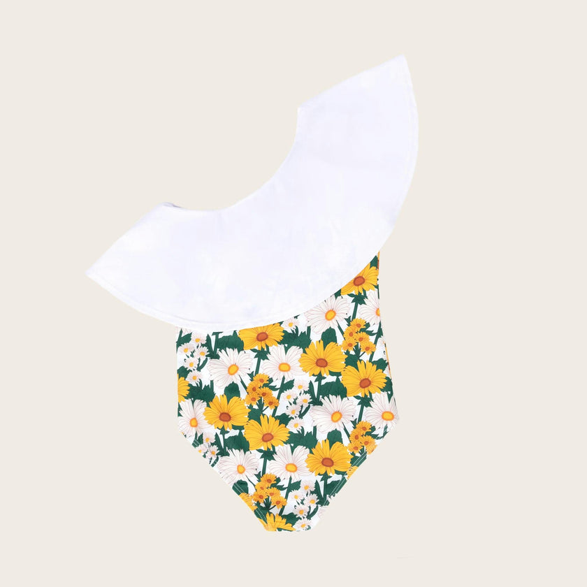 Hamptons Floral One Shoulder Ruffle