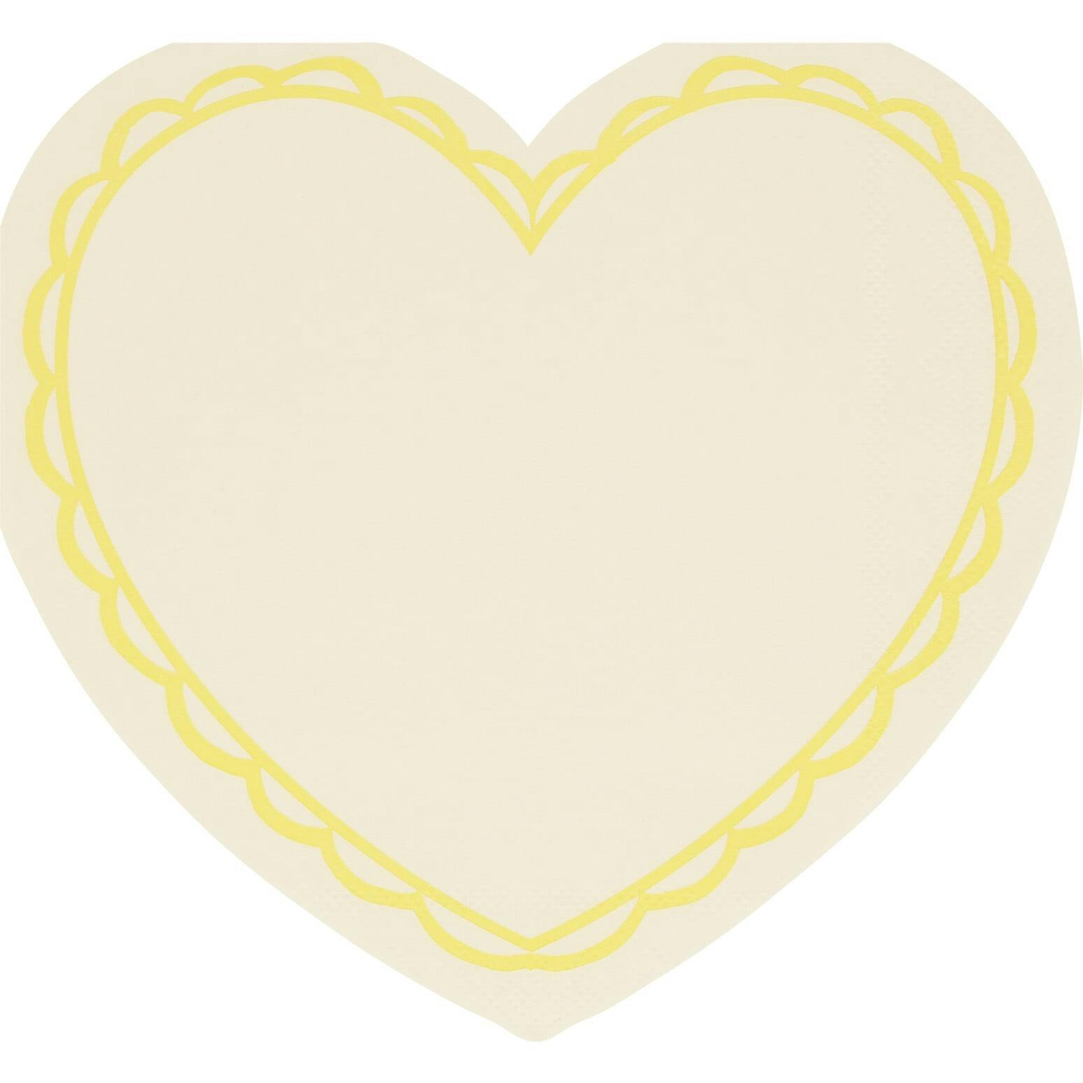 Pastel Heart Large Napkins