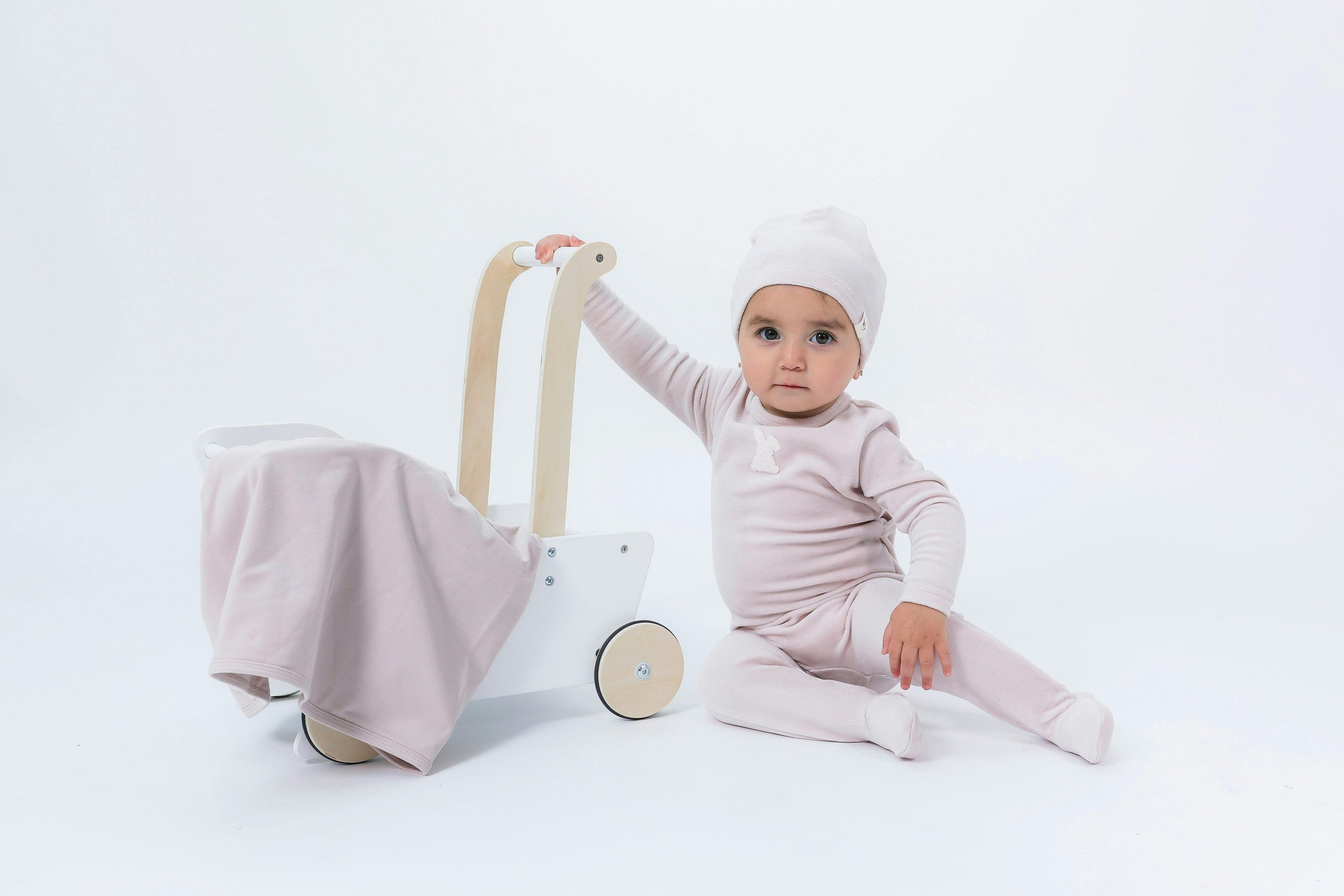 Bunny Applique Modal Jersey Blanket