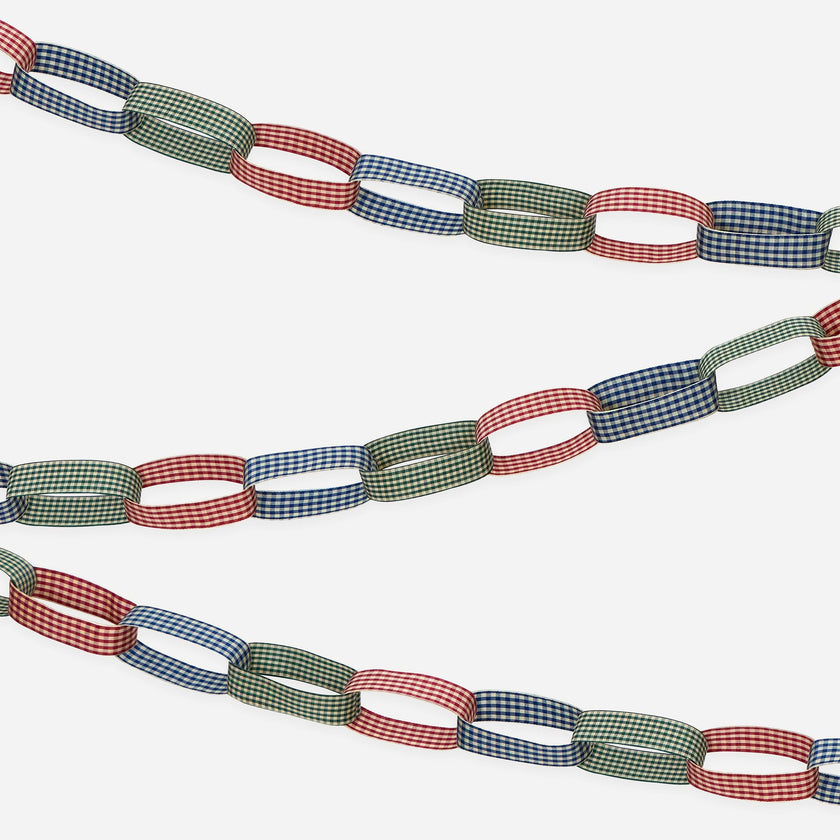 Gingham Chain Link Garland