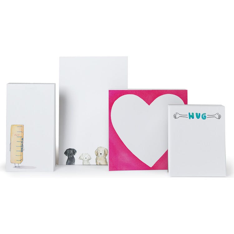 Heart Lined Notepad