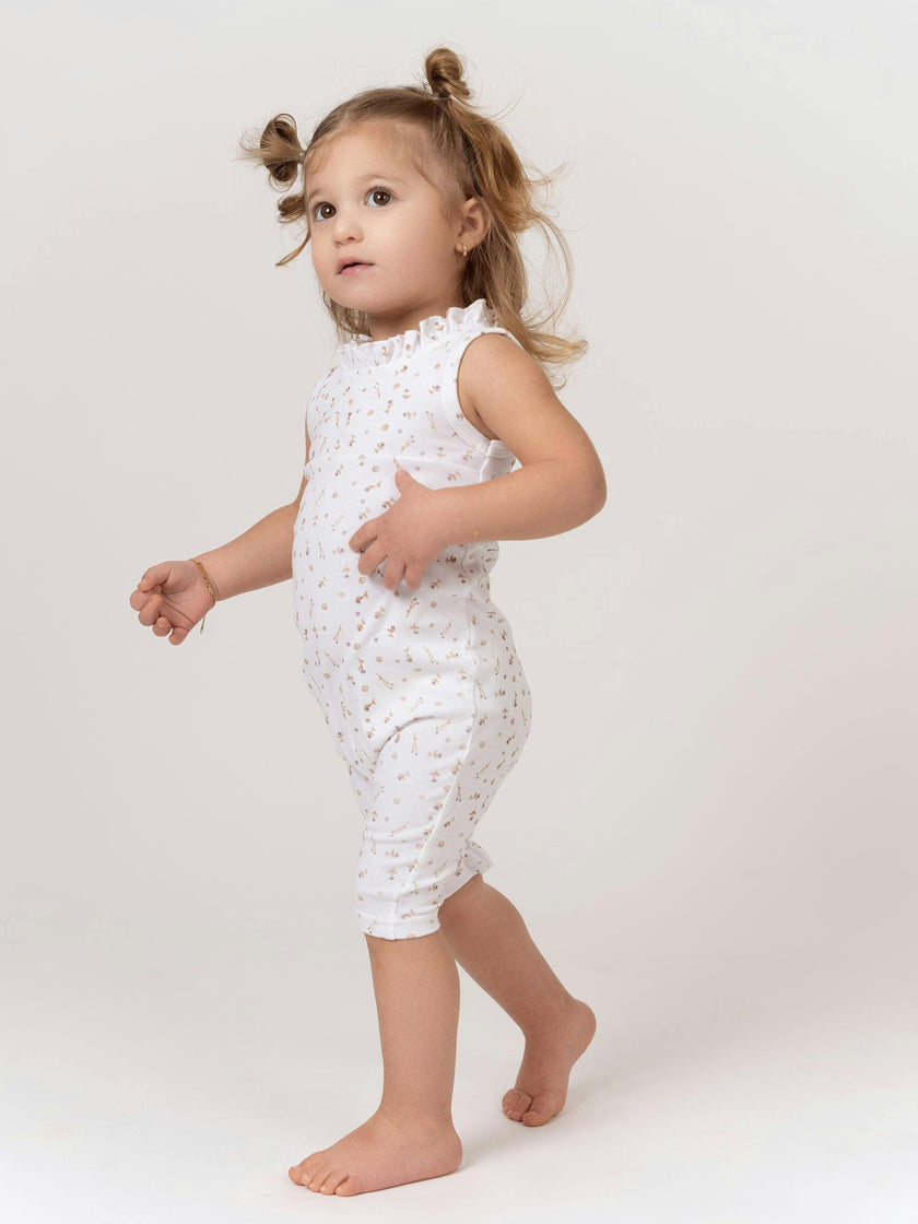 Berry Floral Footie