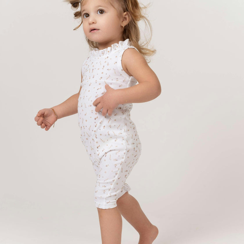 Berry Floral Footie