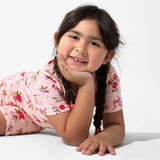 Bows & Blooms Bamboo Kids Pajama Short Set
