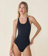 The Tulum One Piece - Flat - Black - Classic