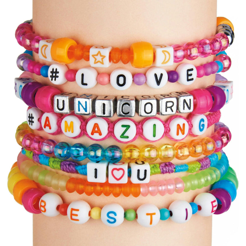Shimmer 'N Sparkle: ABC Fashion Bead Bracelets