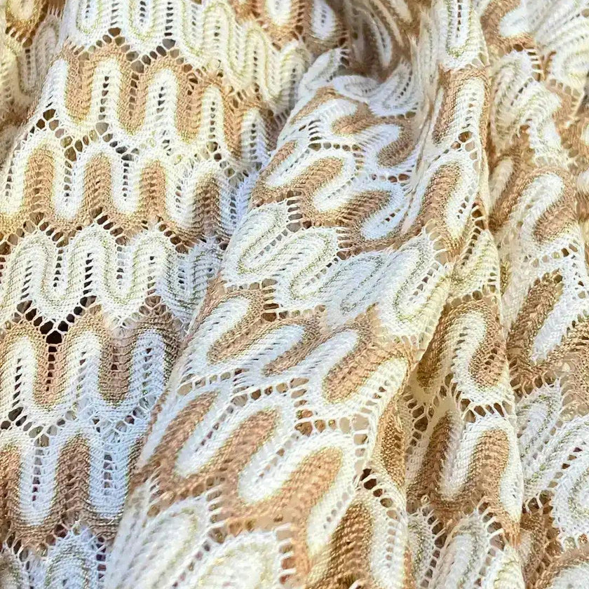 Girl crochet kaftan, white | SUNSET CAFTAN