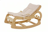 Hemlock Adjustable Wooden Baby Rocker | Converts to Toddler Seat