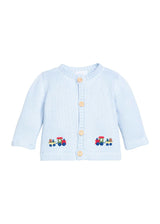 Crochet Cardigan - Holiday Train