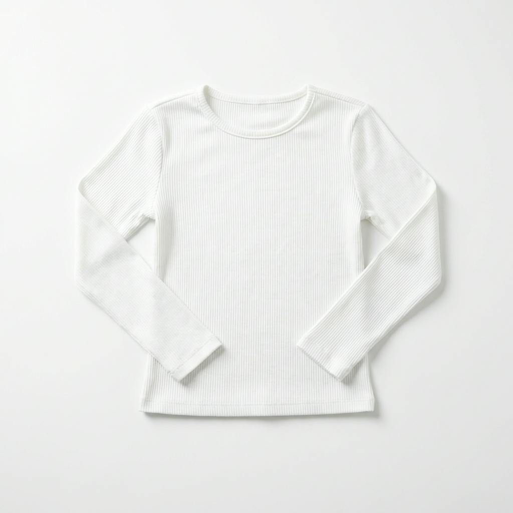 Girls Ribbed T-Shirt