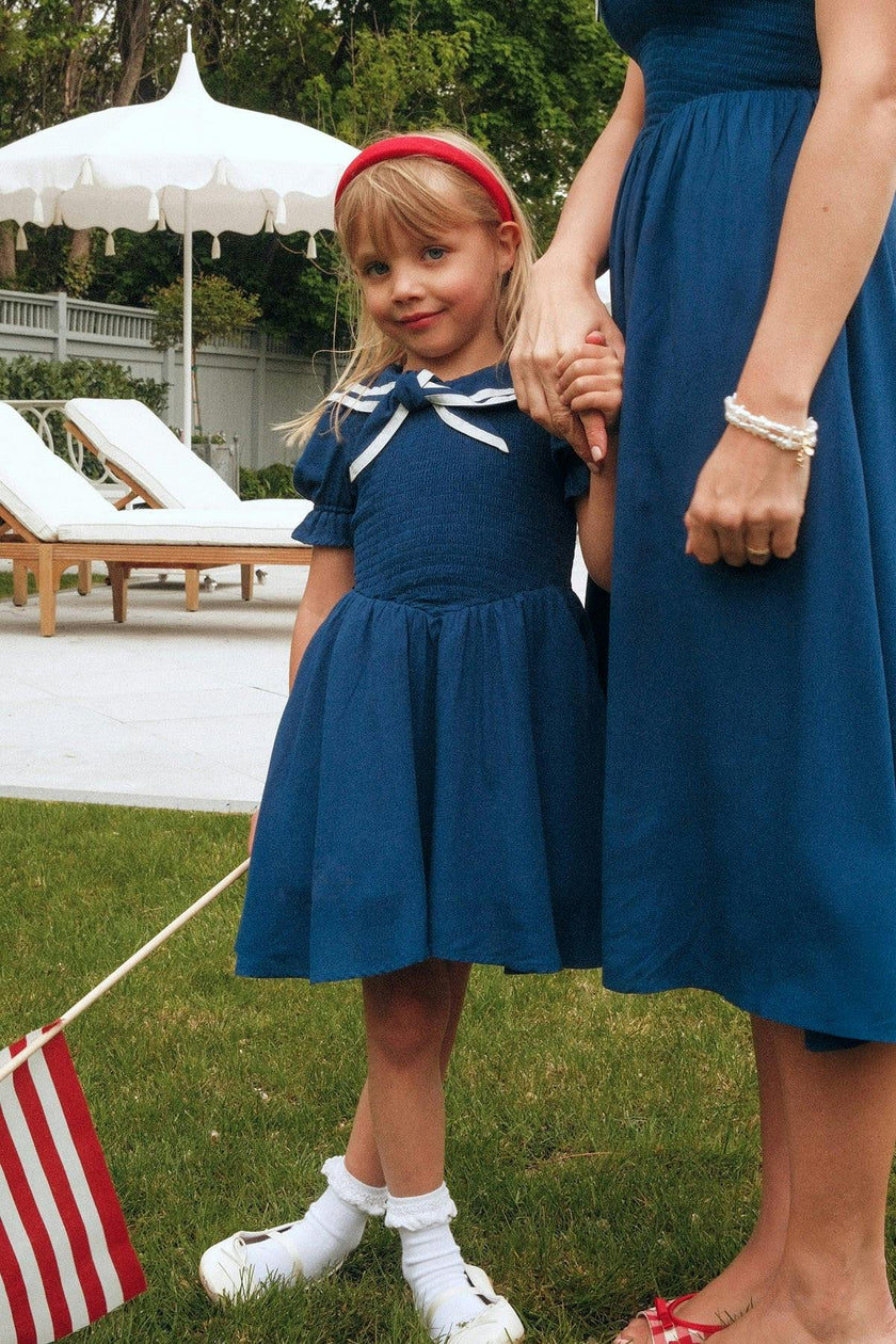 Mini Alice Dress in Navy