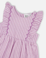 Striped Dress Lavender