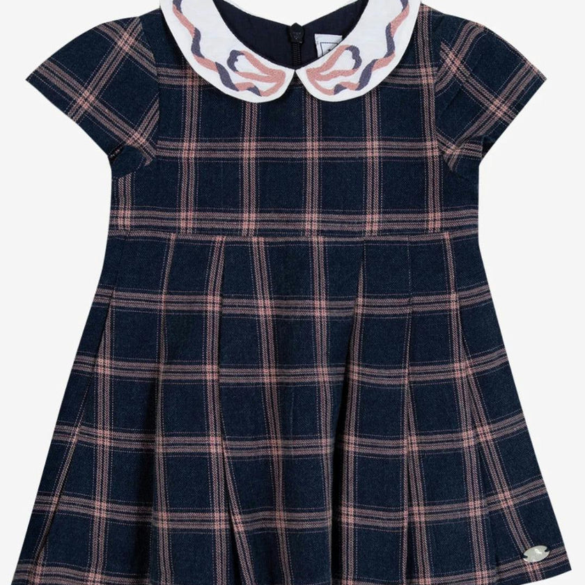 Coton Plaid Dress