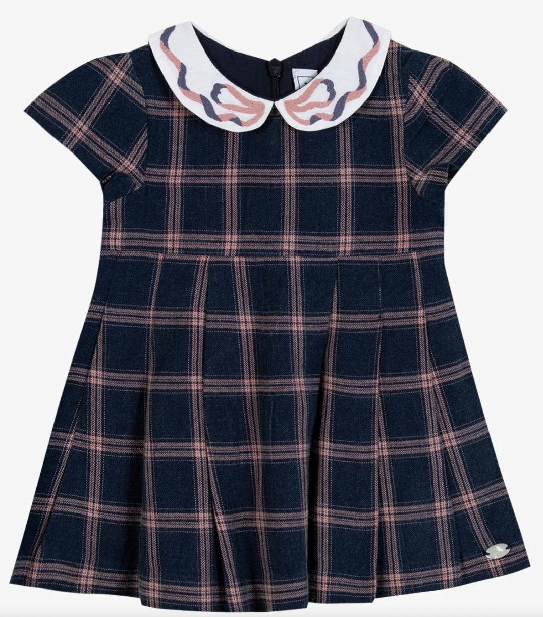 Coton Plaid Dress