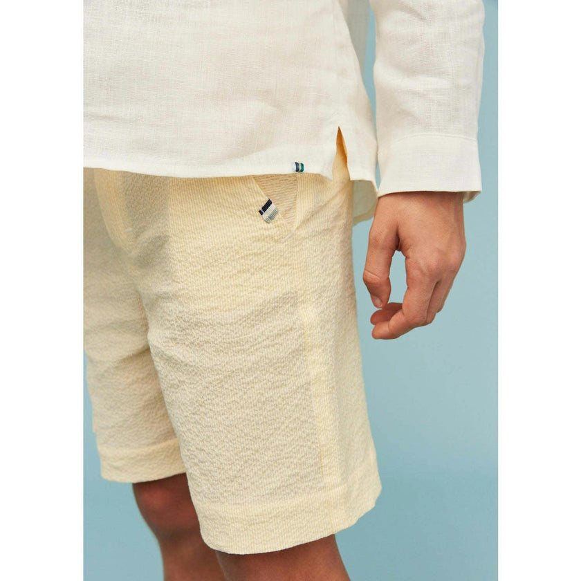 Seersucker Cargo Shorts