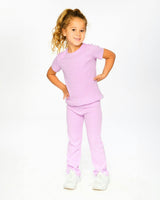 Crinkle Jersey Leggings Lilac