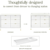 Brimsley Tambour 6-Drawer Assembled Dresser