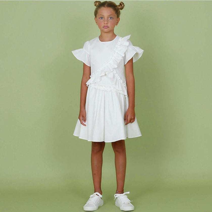 Cora dress, White