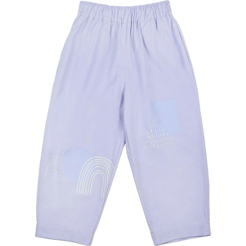 Organic Friday Pant in Lilac Print
