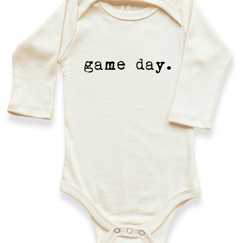 Game Day Organic Bodysuit Long Sleeve