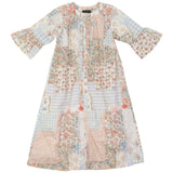 Patchwork Print Robe
