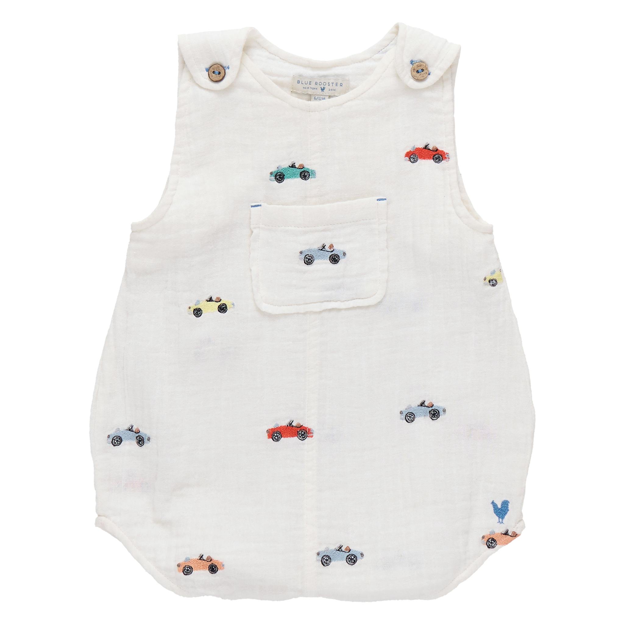 Baby Boys Noah Jumper - Vintage Car Embroidery