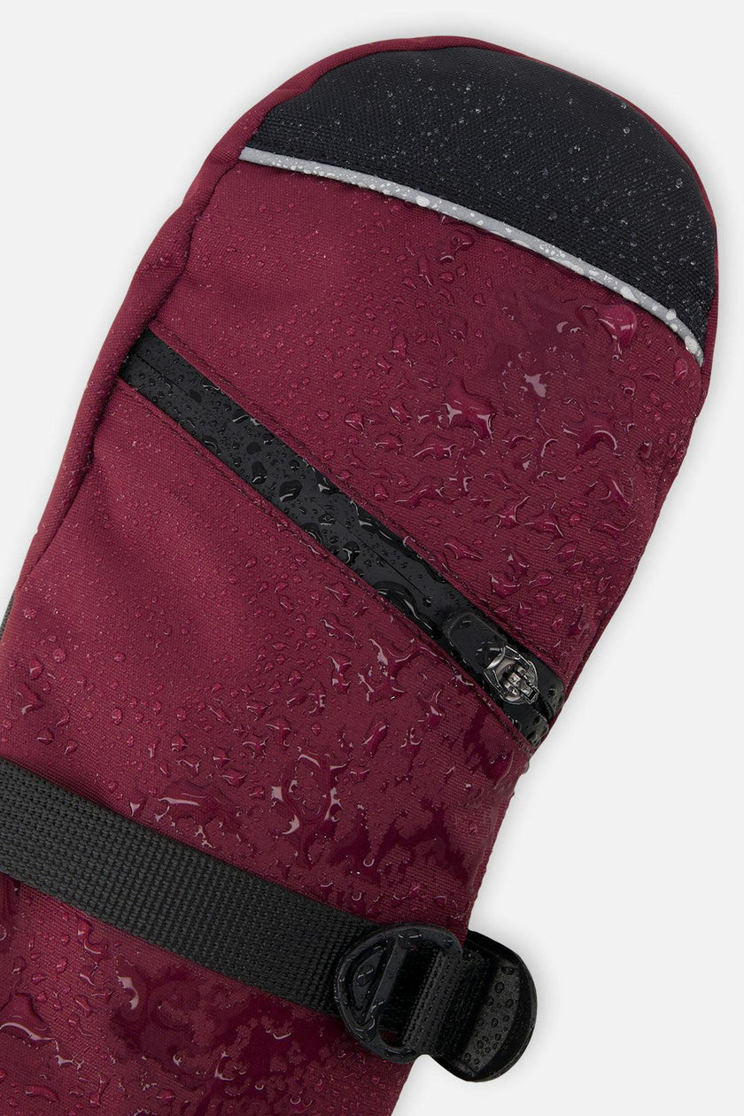 Teknik Winter Mittens Burgundy