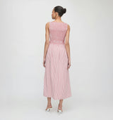The Cosima Nap Dress - Red Ticking Stripe