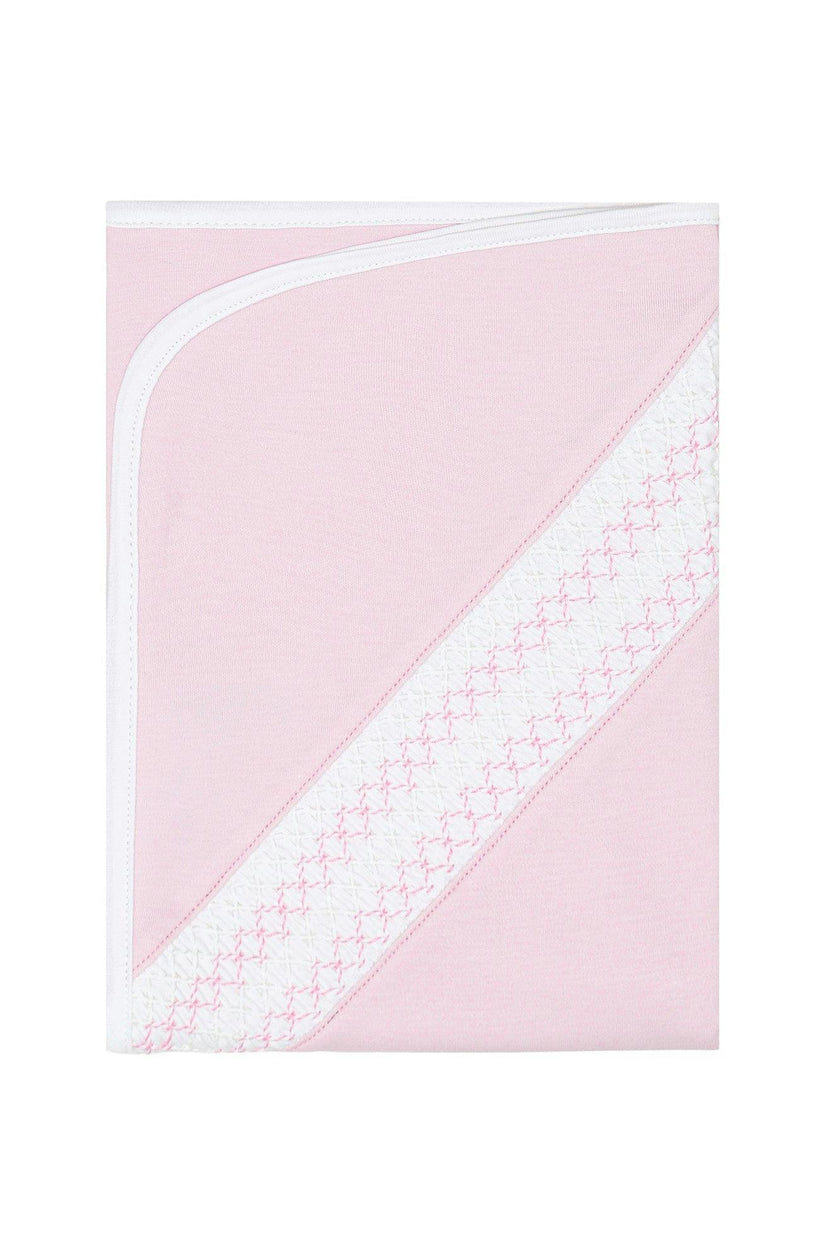 Signature Smocked Girls Receiving Blanket