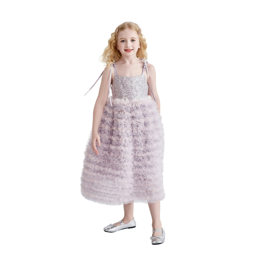 Lavender Liliana Sequin Tulle Dress