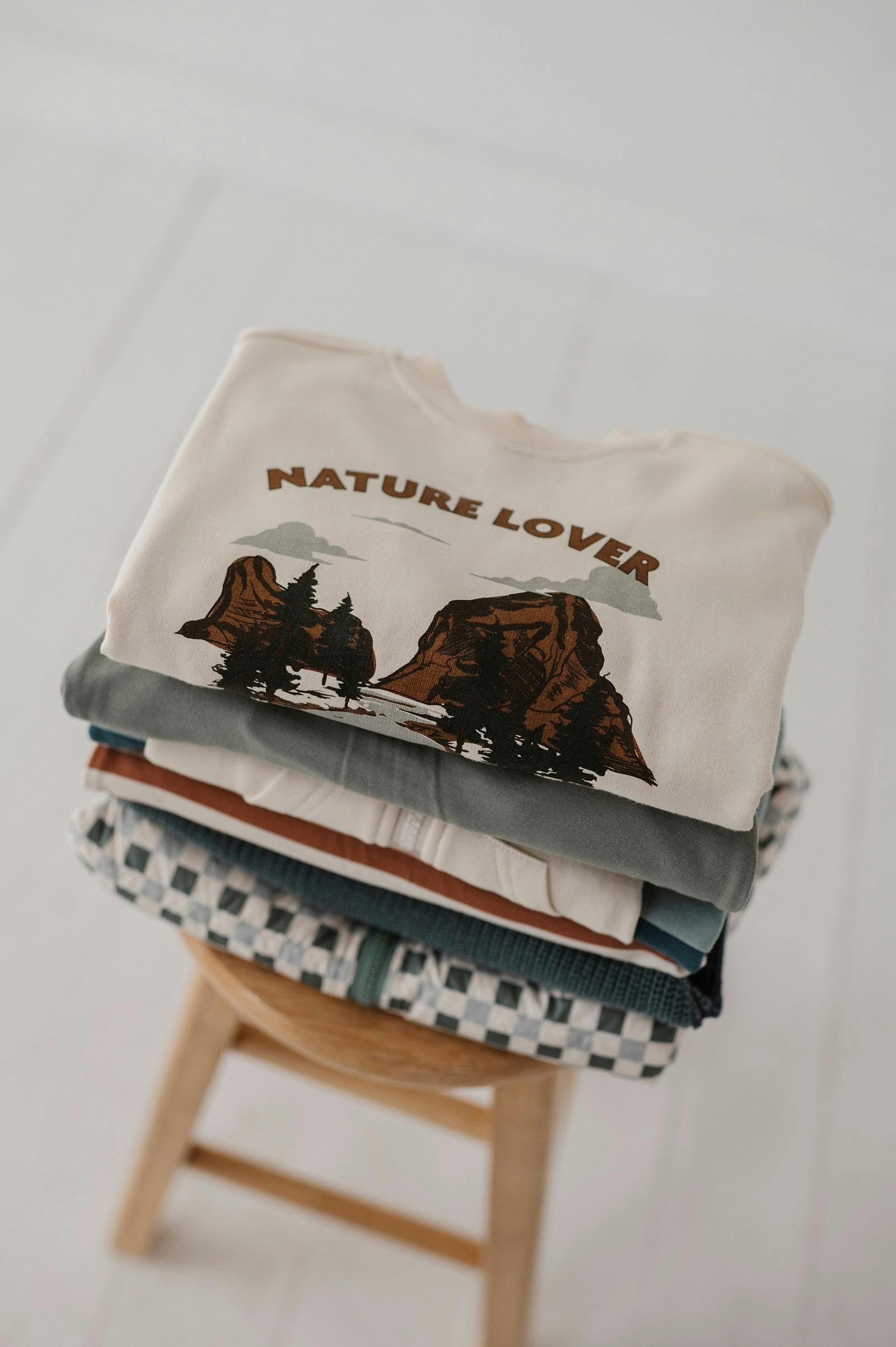 Boys Boxy Sweatshirt in Nature Lover