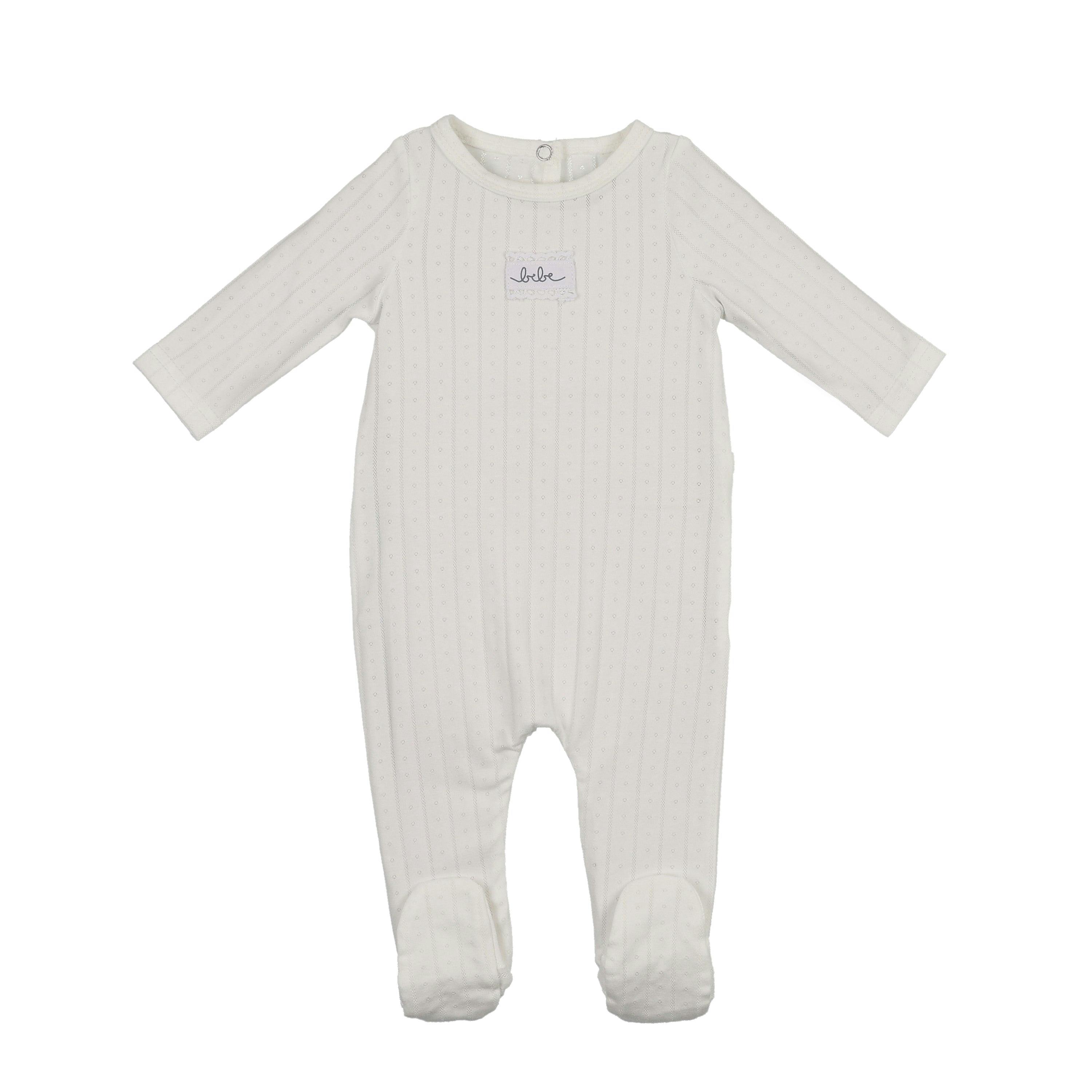 Bebe Pointelle Footie