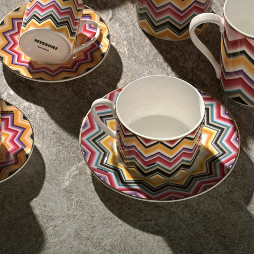 Marrakech Luxury Box Set 2 Pcs. Coffee Cup & Saucer - 6 X H 6