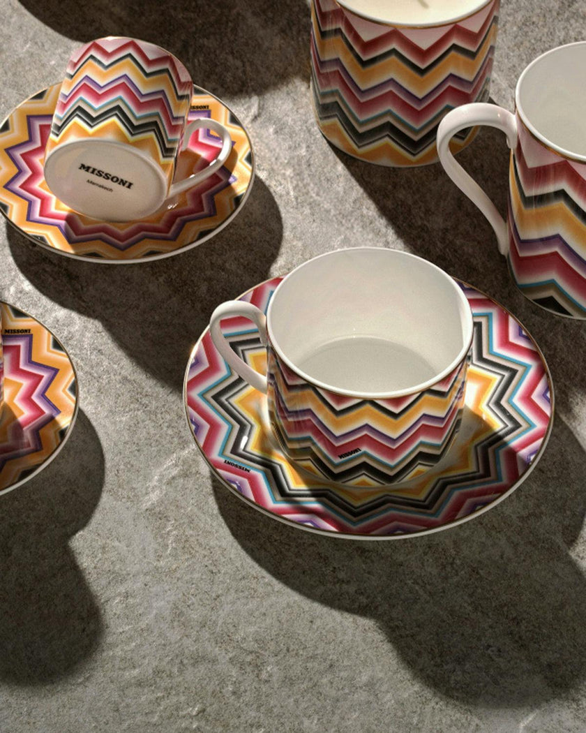 Marrakech Luxury Box Set 2 Pcs. Coffee Cup & Saucer - 6 X H 6