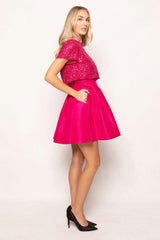 Alexis Dress in Fuchsia