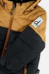 Two Piece Play Snowsuit Brown And Black With Brown Pants