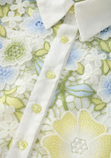 Vienna Embroidered Mini Dress