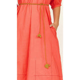 Seville Dress in Lobster