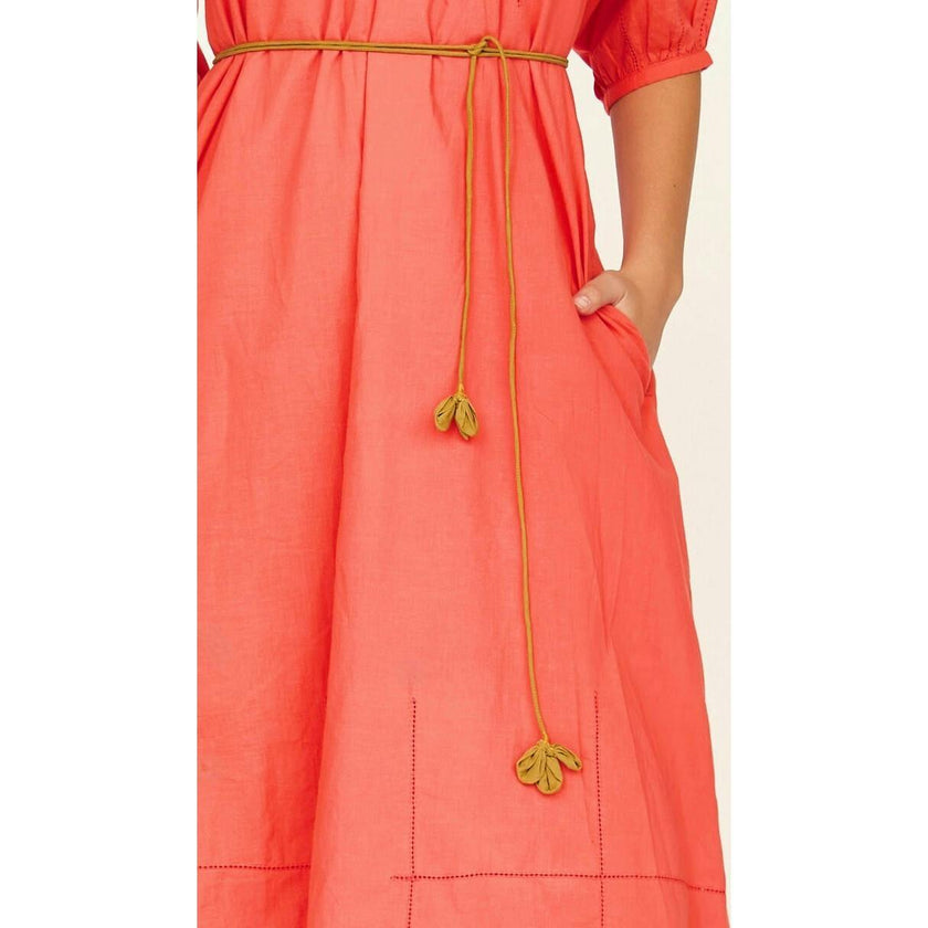 Seville Dress in Lobster