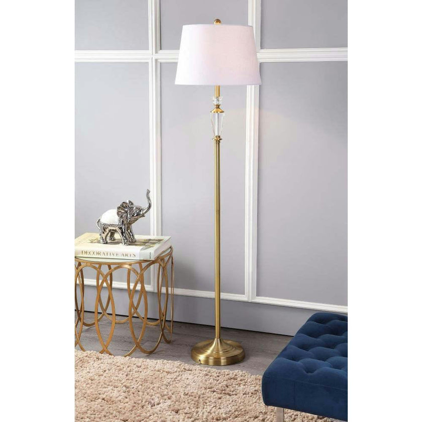 Harper 61" Crystal / Metal LED Floor Lamp
