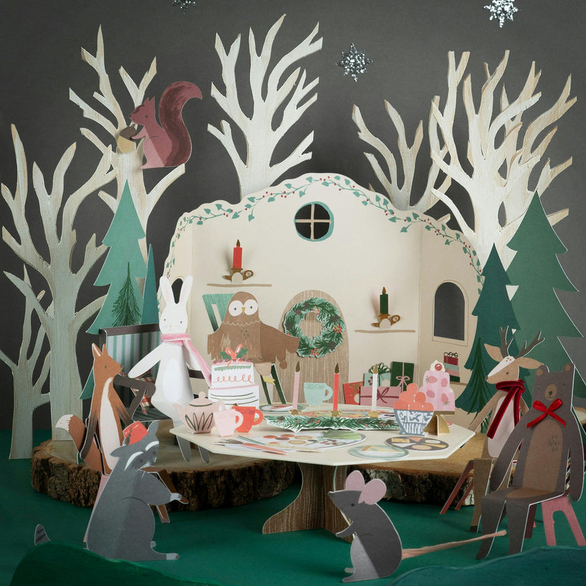 Owl'S Party Paper Play Advent Calendar